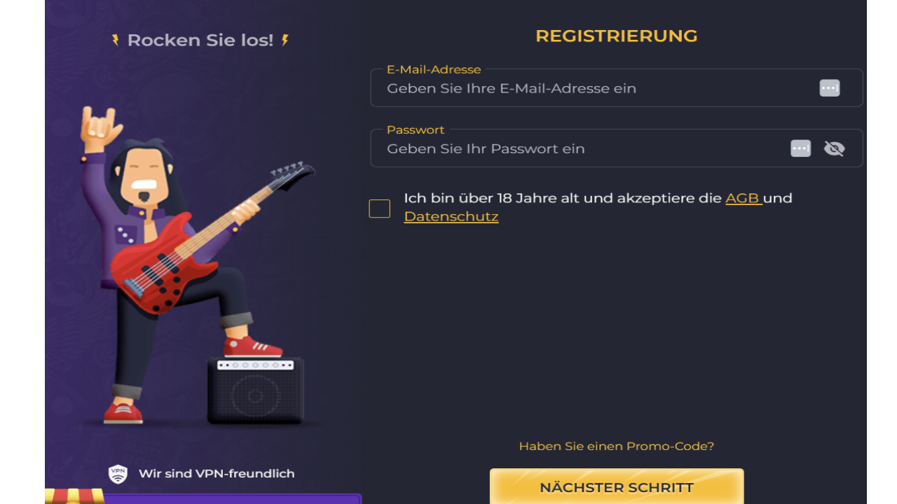 Rolling Slots Registering
